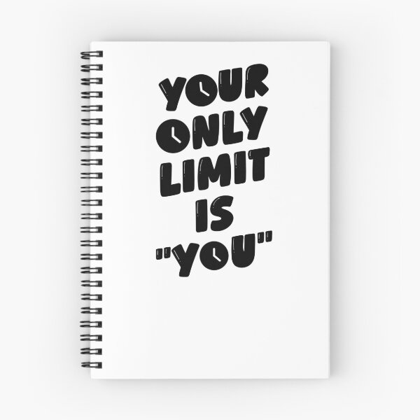 Item preview, Your Only Limit is You Motivational Quote designed and sold by The Daily Progress.