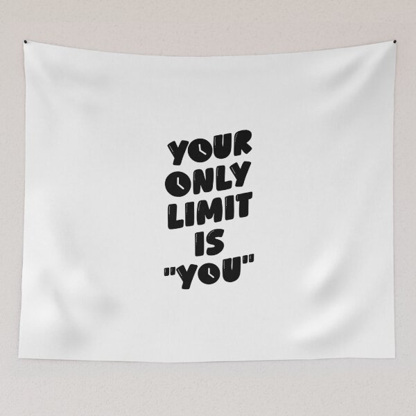 Item preview, Your Only Limit is You Motivational Quote designed and sold by "Positive Vibes & Daily Lifestyle".