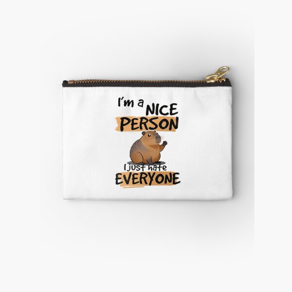 Item preview, Mom Says I’m a Nice Person, I Just Hate Everyone – Capybara designed and sold by Lukasz Kobylka.