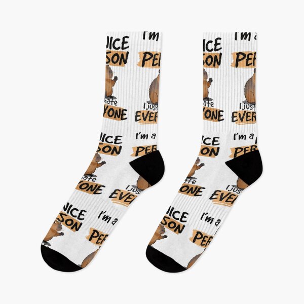 Item preview, Mom Says I’m a Nice Person, I Just Hate Everyone – Capybara designed and sold by Lukasz Kobylka.
