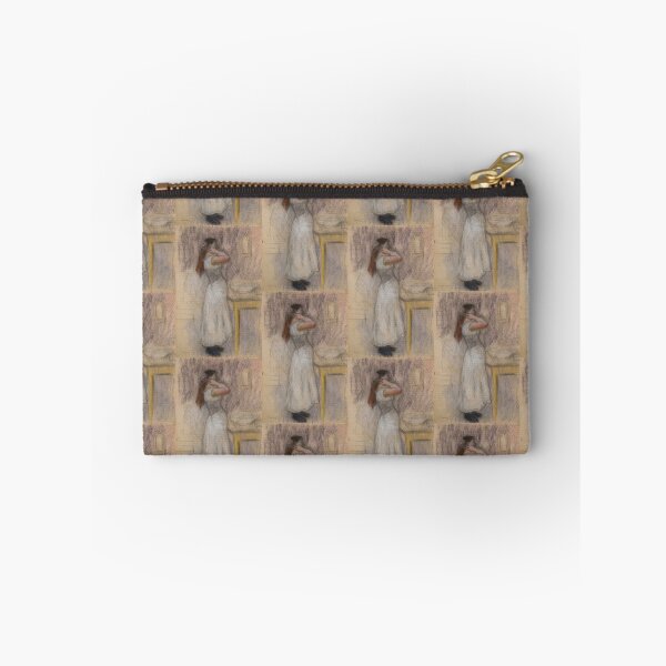 Item preview, Young Woman at Her Toilette by Pierre-Auguste Renoir: Intimate Impressionist Poster designed and sold by artofuniverse.