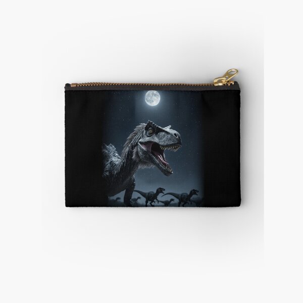 Item preview, Moonlit Velociraptor Pack Roaring Dinosaur Silhouette designed and sold by Syrupulse.