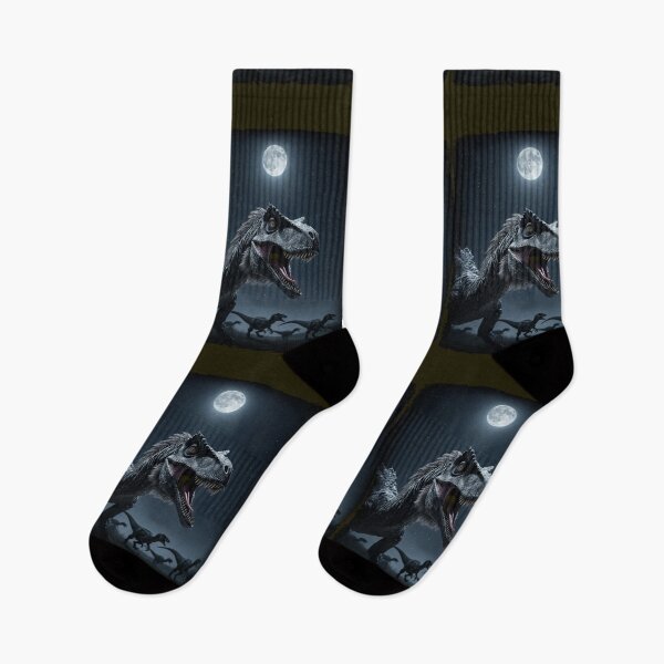 Item preview, Moonlit Velociraptor Pack Roaring Dinosaur Silhouette designed and sold by Syrupulse.
