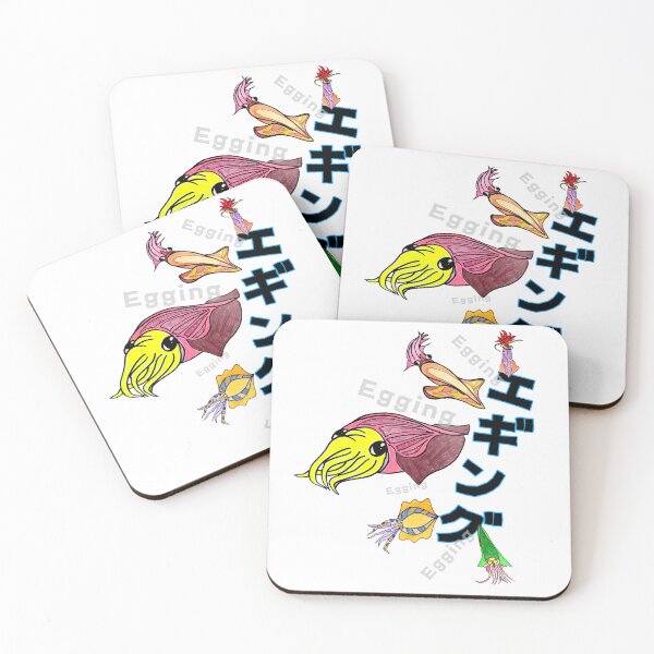 Item preview, Cute Japanese Squid Illustration – Colorful Ika Characters designed and sold by NANTONAKU〜なんとなく〜.