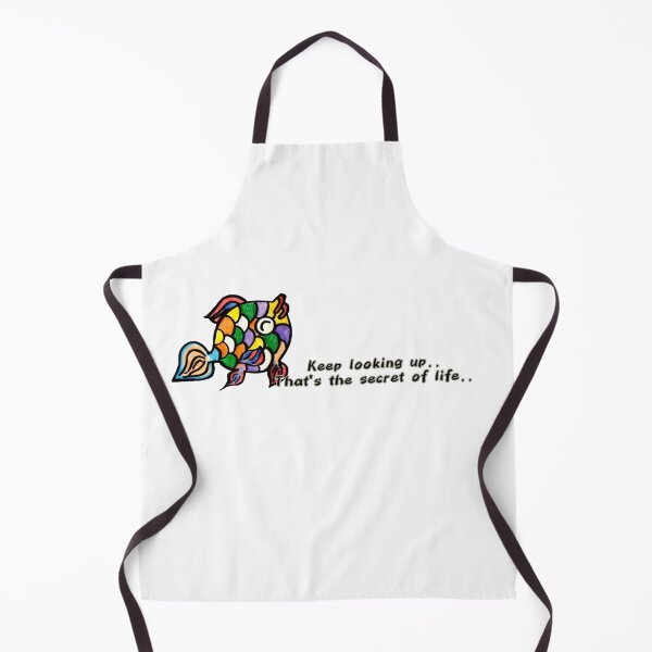 Item preview, Keep Looking Up – Colorful Fish Inspirational Quote Design designed and sold by NANTONAKU〜なんとなく〜.
