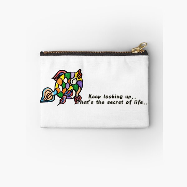 Item preview, Keep Looking Up – Colorful Fish Inspirational Quote Design designed and sold by NANTONAKU〜なんとなく〜.