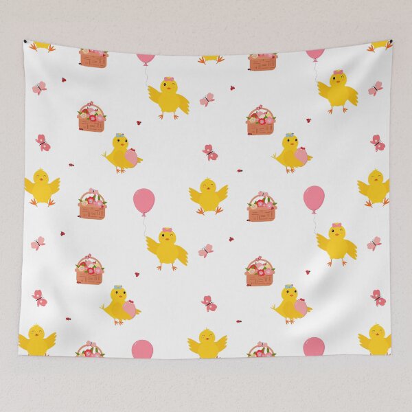 Item preview, Cute children's pattern. Happy Easter. Textiles for packaging and holidays. designed and sold by Natalia4321.