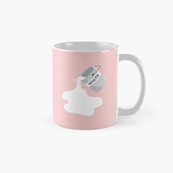 Item preview, Modern White Paint Bucket Spill - Minimalist Artist Aesthetic designed and sold by SolutionsArt.