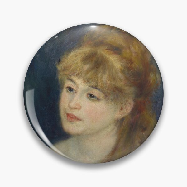 Item preview, Young Woman Braiding Her Hair by Pierre-Auguste Renoir: Romantic Impressionist Poster designed and sold by artofuniverse.