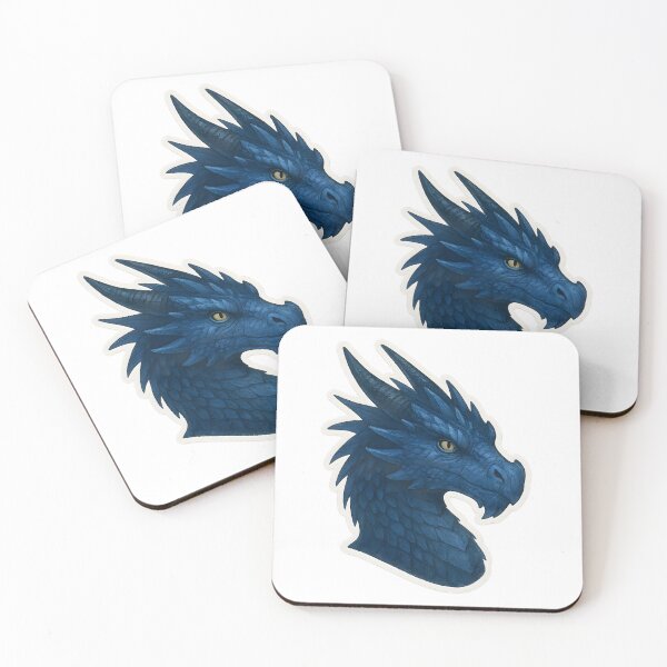 Item preview, Blue Dragon Head Portrait designed and sold by Yomere.