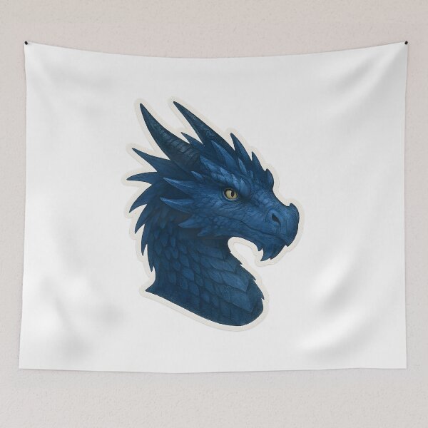 Item preview, Blue Dragon Head Portrait designed and sold by Yomere.