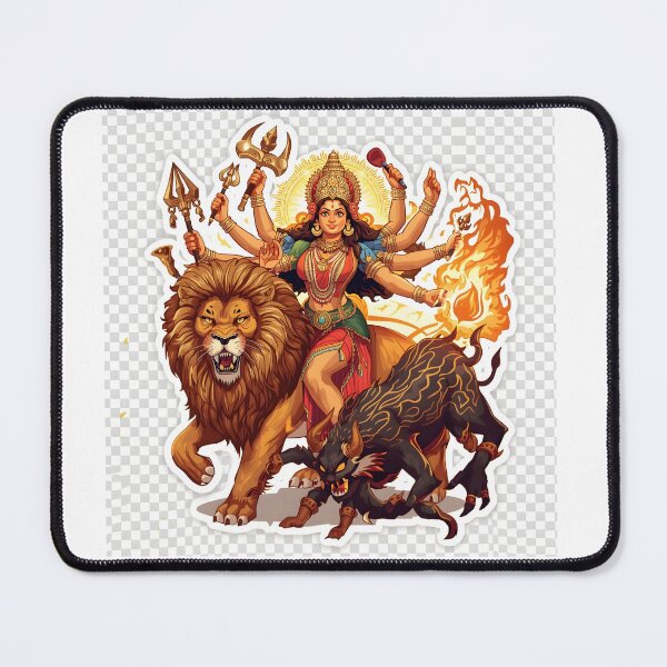Item preview, Goddess Katyayani Sticker   designed and sold by Teewave-Ashish.