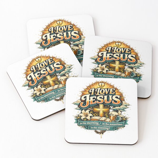 Item preview, I love Jesus Typography Design designed and sold by Swati's Digital Den.