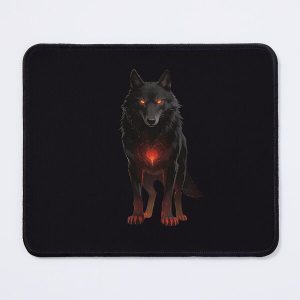 Item preview, Dark Sacred Wolf Crowned by Beheaded Cathedral Cross designed and sold by GeoWhimsy Studio.