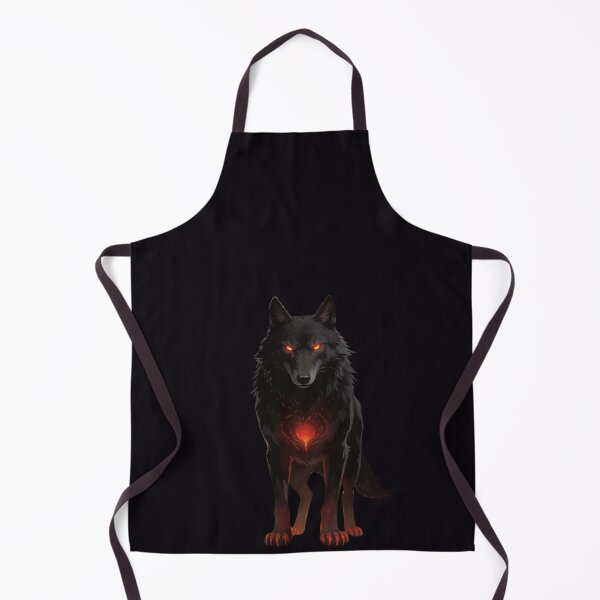 Item preview, Dark Sacred Wolf Crowned by Beheaded Cathedral Cross designed and sold by GeoWhimsy Studio.