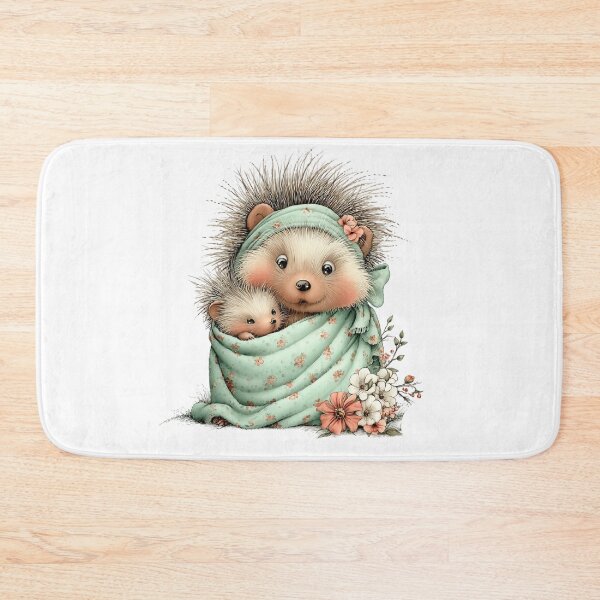 Item preview, Cute Hedgehog Cuddle Mother's Day Art designed and sold by lojadpop.