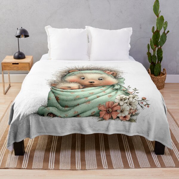 Item preview, Cute Hedgehog Cuddle Mother's Day Art designed and sold by lojadpop.