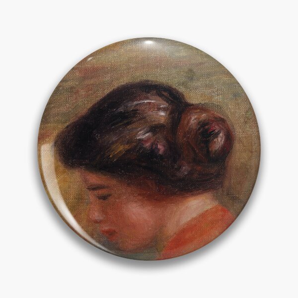 Item preview, Young Woman Reading Jeune Femme Lisant Buste by Pierre-Auguste Renoir: Bookish Art Print designed and sold by artofuniverse.