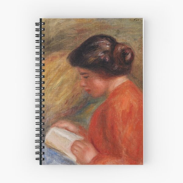 Item preview, Young Woman Reading Jeune Femme Lisant Buste by Pierre-Auguste Renoir: Bookish Art Print designed and sold by artofuniverse.