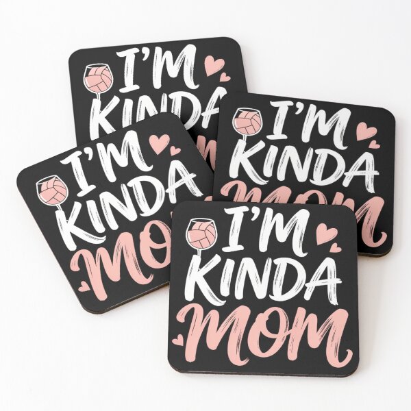 Item preview, “I’M KINDA MOM – Wine Lover Mom Volleyball” t-shirt niche. designed and sold by Benbera.