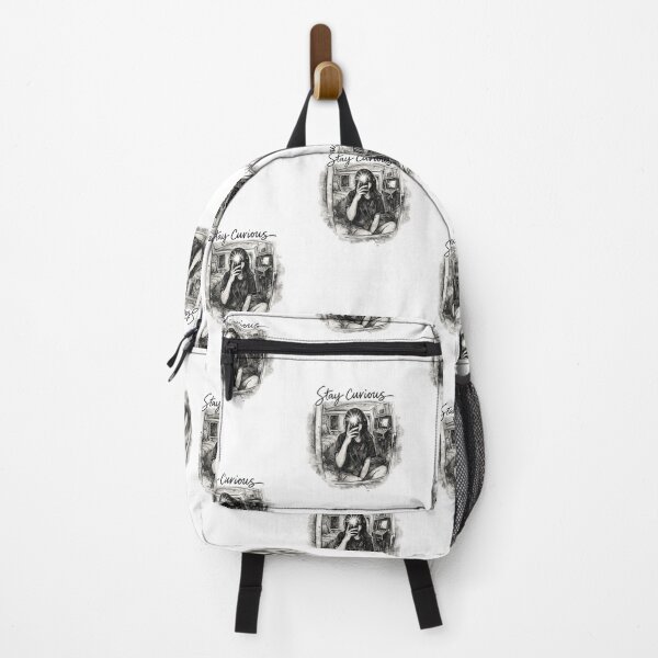 Item preview, STAY CURIOUS - Handwritten Style Van Life designed and sold by sabily.