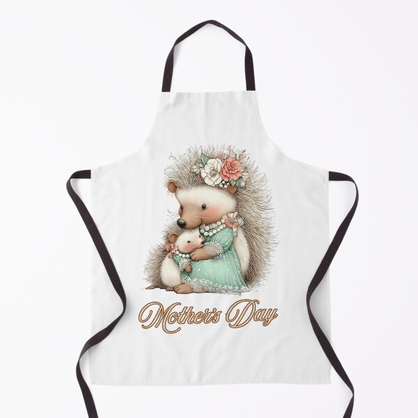 Item preview, Sweet Hedgehog Hug Floral Mother's Day Art designed and sold by lojadpop.
