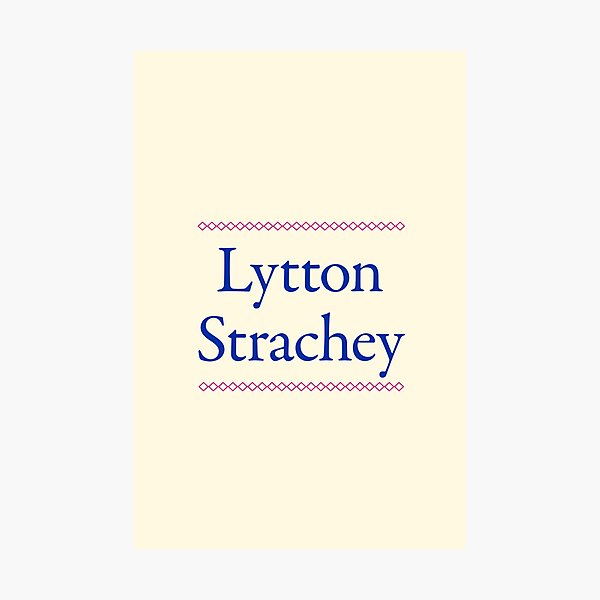 Item preview, Lytton Strachey, Bloomsbury Group designed and sold by CharlottePlaceArt.