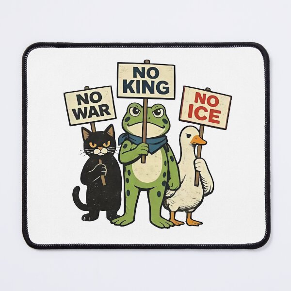 Item preview, No King No War No ICE designed and sold by RamneekFraty.