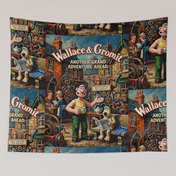 Item preview, Another Grand Adventure Ahead: A Wallace & Gromit Tribute designed and sold by Art's Diner.