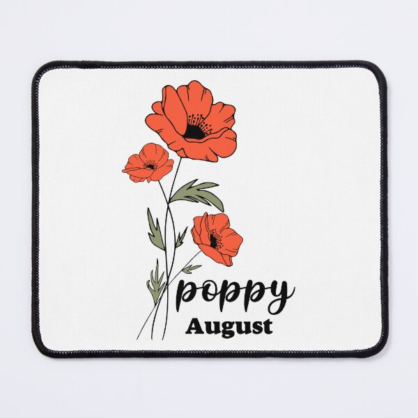 Item preview, August Birth Mounth Flower - Poppy Aesthetic designed and sold by Lumina-Studio.