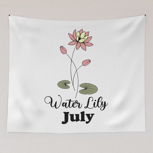 Item preview, July Birth Month Flower - Water Lily Aesthetic designed and sold by Lumina-Studio.