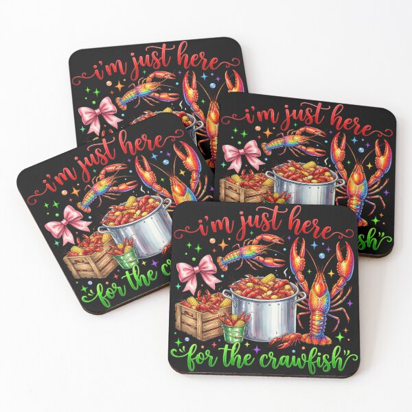 Item preview, Im Just Here For The Crawfish Rainbow Seafood Boil Party Summer designed and sold by Daisy Grimes.