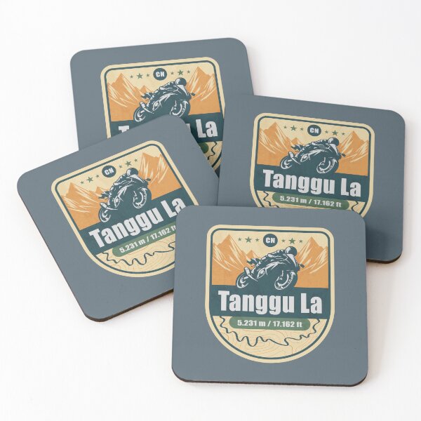 Item preview, Tanggula Pass Himalaya China Biker Badge designed and sold by CynthiaGraphics.