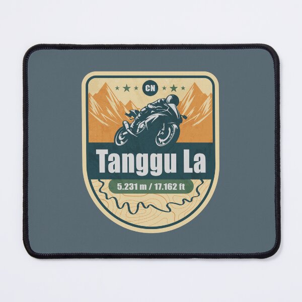Item preview, Tanggula Pass Himalaya China Biker Badge designed and sold by CynthiaGraphics.