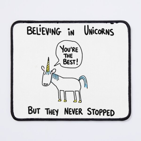 Item preview, Motivational Unicorn "Believing In You" Inspirational Quote Sticker designed and sold by JossDesign15.