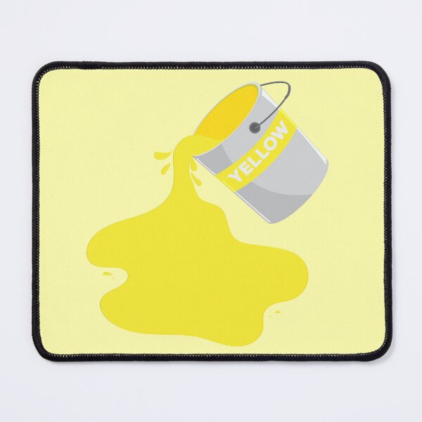 Item preview, Modern Yellow Paint Bucket Spill - Vibrant Artist Aesthetic designed and sold by SolutionsArt.