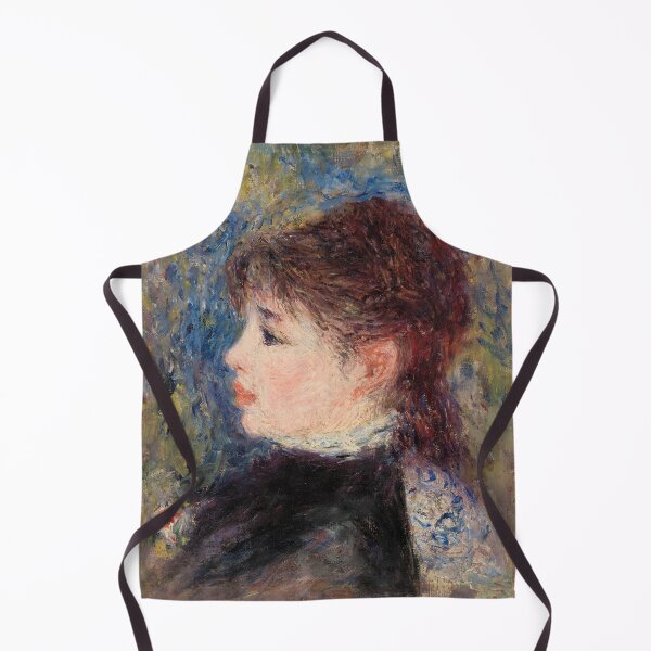 Item preview, Young Woman With Rose by Pierre-Auguste Renoir: Romantic Impressionist Portrait Poster designed and sold by artofuniverse.