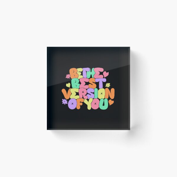 Item preview, Be The Best Version Of Yourself Motivation Quote designed and sold by SkeletonsDanger.