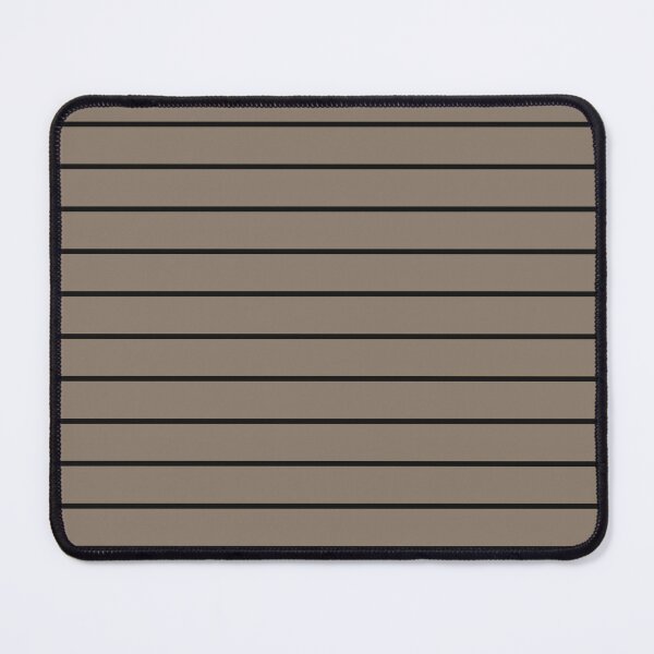 Item preview, Taupe And Black horizontal Pinstripes Pattern designed and sold by pattern-archive.