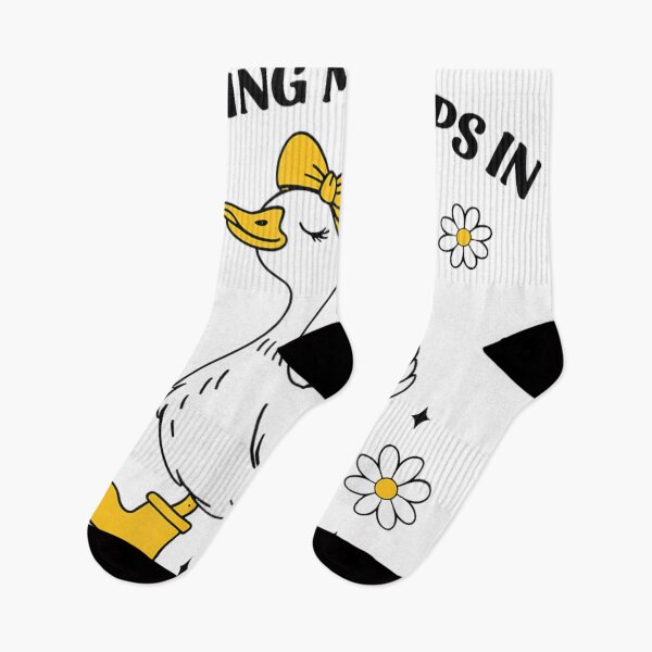 Item preview, Getting My Steps In Cute Duck In Rain Boots Cottagecore Aesthetic designed and sold by KrystinaGiGi.