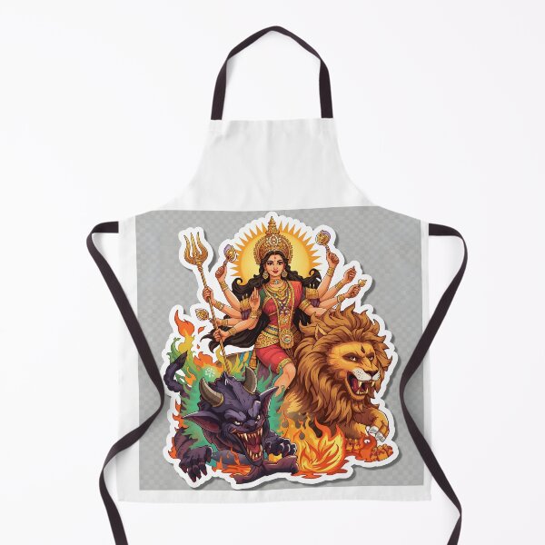 Item preview, Goddess Mahagauri Sticker designed and sold by Teewave-Ashish.