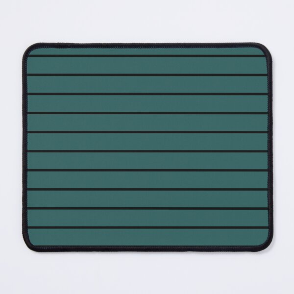Item preview, Teal And Black horizontal Pinstripes Pattern designed and sold by pattern-archive.