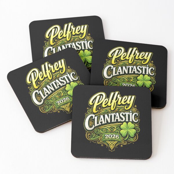 Item preview, Pelfrey Clantastic 2026 St Patricks Day Lucky Four Leaf Clover Celtic designed and sold by KrystinaGiGi.