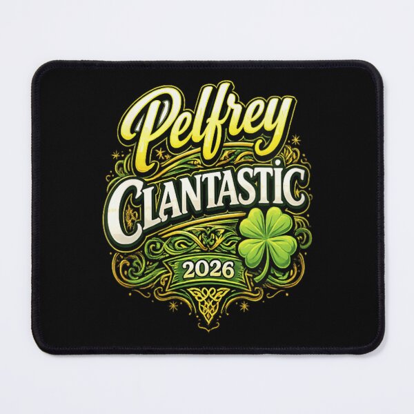 Item preview, Pelfrey Clantastic 2026 St Patricks Day Lucky Four Leaf Clover Celtic designed and sold by KrystinaGiGi.