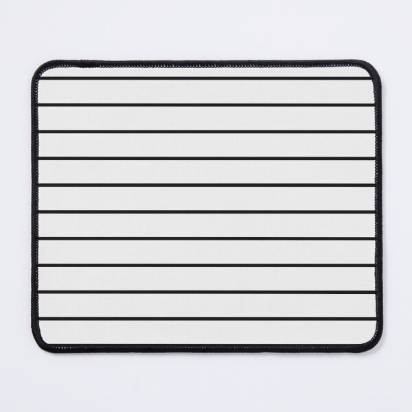 Item preview, White And Black horizontal Pinstripes Pattern designed and sold by pattern-archive.
