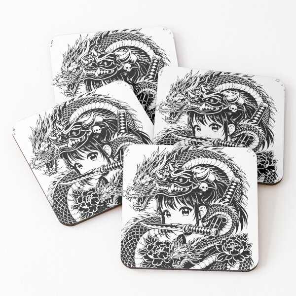 Item preview, Oni Maid and Irezumi Dragon designed and sold by YumeKurenai.