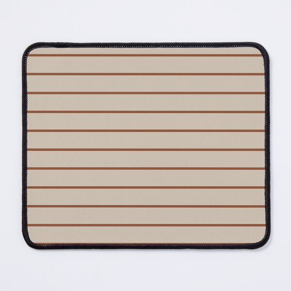 Item preview, Sand And Copper horizontal Pinstripes Pattern designed and sold by pattern-archive.
