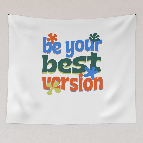 Item preview, Be Your Best Version The Self Worth Quote Of Yourself  designed and sold by SkeletonsDanger.