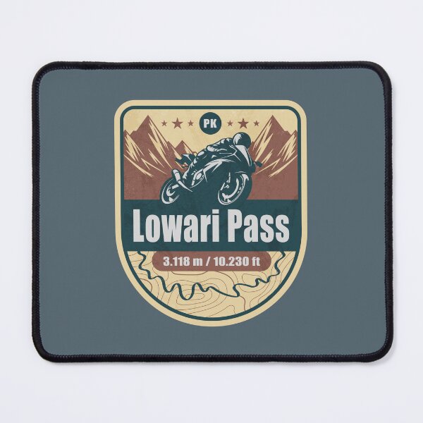 Item preview, Lowari Pass Hindu Kush Pakistan Biker Badge designed and sold by CynthiaGraphics.