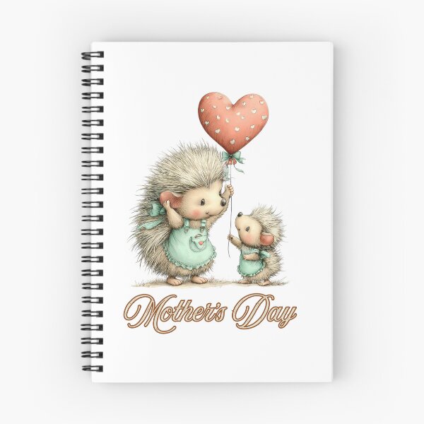 Item preview, Adorable Hedgehog Mother and Baby Love - Mother's Day Gift designed and sold by lojadpop.